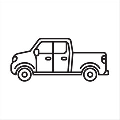 Ambulance icon vector art illustration.