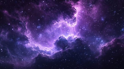 Naklejka premium A stunning image of a nebula, showcasing its vibrant colors and intricate details.