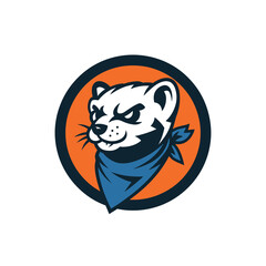Ferret Mascot Illustration