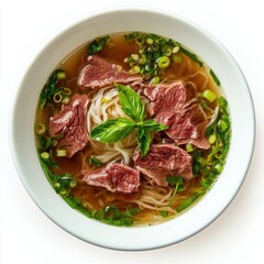  fine dining twist on pho featuring 