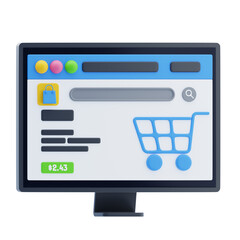 3D E-commerce Website with Shopping Cart