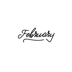Handwritten February