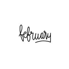 Handwritten February