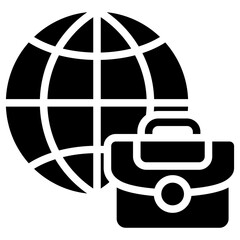 Career Exploration Glyph Icon