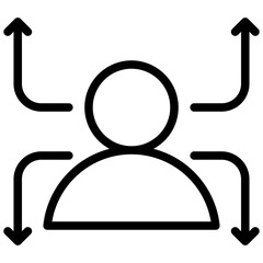 Career Change Outline Icon