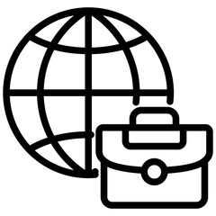 Career Exploration Outline Icon