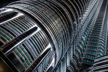 Fototapeta premium skyscreapers background close up photo