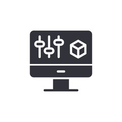 3D design solid icons, minimalist vector illustration ,simple transparent graphic element .Isolated on white background