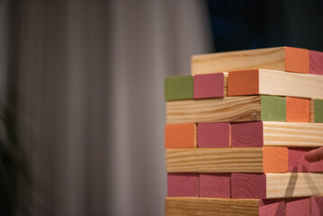 Tumbling Stack Blocks Game in Action