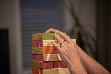 Tumbling Stack Blocks Game in Action
