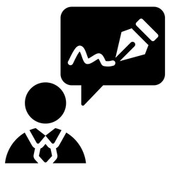 Signatory Glyph Icon