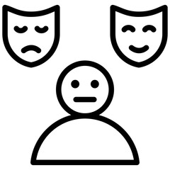 Personal Appearance Outline Icon