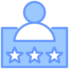 Peer Feedback Blue Icon