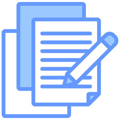 Enrollment Process Blue Icon