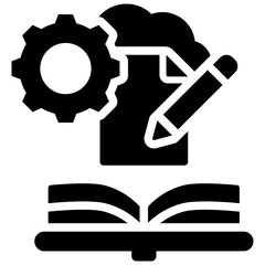 Self Paced Learning Glyph Icon
