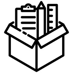 Course Materials Outline Icon