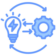 Development Phase Blue Icon