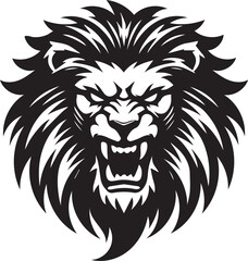 lion head vector