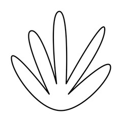 Hand drawn bizarre abstract geometric unusual shapes