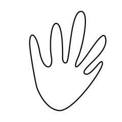 Fototapeta premium Hand drawn bizarre abstract geometric unusual shapes