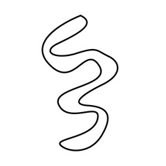 Fototapeta premium Hand drawn bizarre abstract geometric unusual shapes