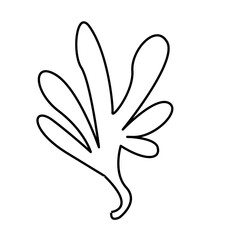 Hand drawn bizarre abstract geometric unusual shapes