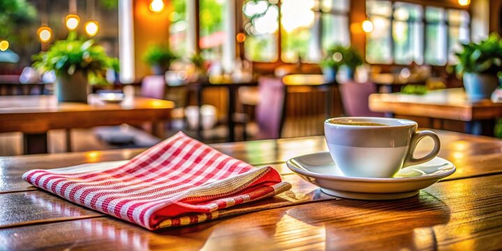 Candid Photography: Napkin Moments - Everyday Life, Casual Snapshots, Tabletop Still Life, Close-up Napkin Textures, Fabric Details, Lunch Break, Coffee