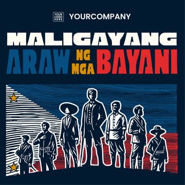 National Heroes Day Araw ng mga Bayani Social Media Template