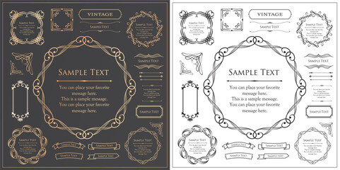 アンティークフレーム