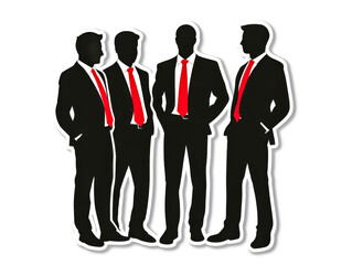 Business People in Cartoon Style Illustration