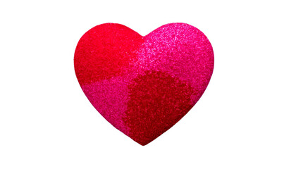 Fototapeta premium 3D Pink and Red Hearts for Valentine's Day Love With Care Concept 
