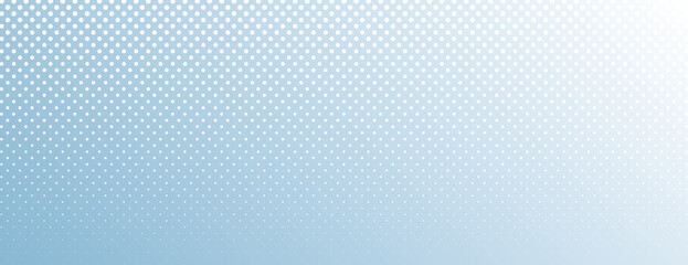 A blue background with halftone gradient and dotted pattern. The background is light blue, creating a modern and clean background style. Minimal halftone texture gradient background vector