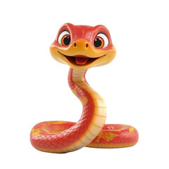 Chinese snake , isolated on transparent background