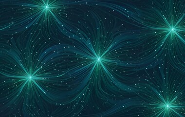 Naklejka premium Green background image, curve, digital, space, texture