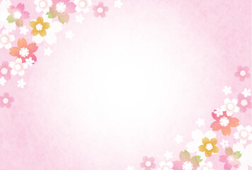 和柄　桜　春　背景