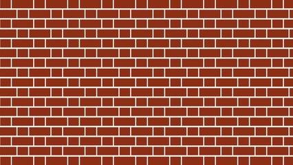 Illustration of an abstract brown brick background.