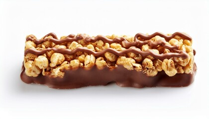 Fototapeta premium Chocolate-Covered Cereal Bar