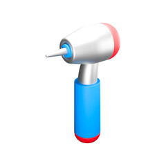 Fototapeta premium a 3D illustration of tooth drill for dentistry