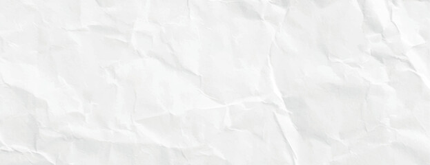 Fototapeta premium White crumpled paper background, textured background with a white color, giving a rustic and artistic white appearance. Paper texture background vector. White background.