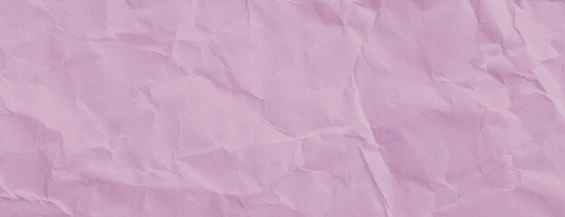 Crumpled paper background with a soft pink color. The pink background has a textured, wrinkled appearance, adding depth and interest. Paper texture background vector. Pink background.