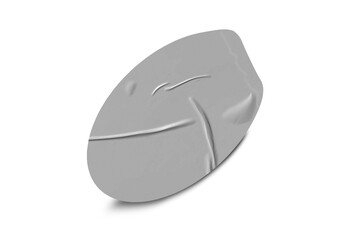 Blank Glued Paper Texture for Sticker Mockup