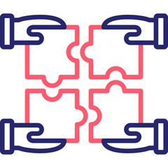 Obraz premium Collaborate Icon