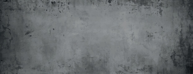 Grunge background with a rough texture. Gray background featuring a distressed, gray surface with a worn, gritty appearance. Rough concrete texture background. Gray background vector.