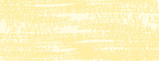 Yellow textured background with a rough, distressed style. The background features a pale yellow color with a grunge texture. Brush stroke texture background. Yellow background vector.