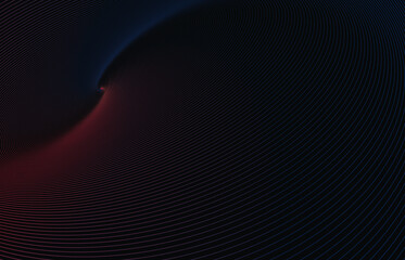 Abstract Blue Wave Design with Flowing Lines and Energy Patterns