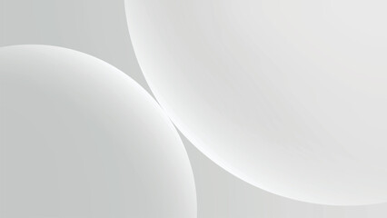 Abstract gray gradient desktop wallpaper vector. Minimal white gray gradient Digital technology background. Abstract white gray gradient minimal desktop wallpaper background vector
