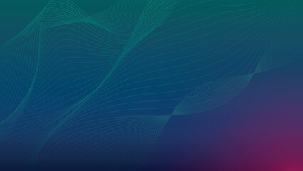 Abstract dark blue green pink gradient desktop wallpaper vector. Gradient dark pink green Digital technology background. Abstract blue green pink line gradient dark desktop wallpaper background vector