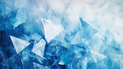abstract art ice blue white lines form background with cold feeling
