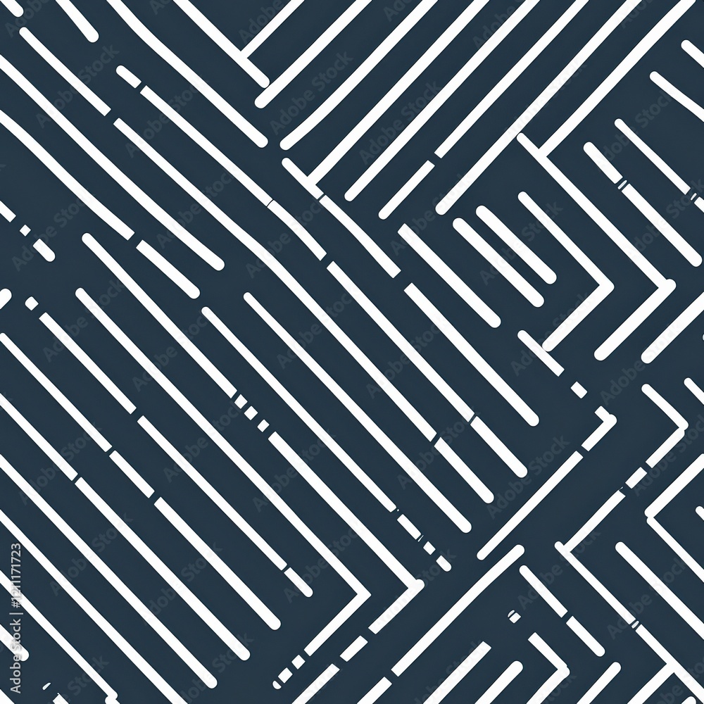 Poster abstract lines pattern in dark colorful background for textiles and modern design projects