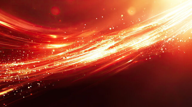 red background, shimmering. theoverall style is full of futuristic and technologicasense, with abstract white background andcurved lines, showing a spiral shape. lt has a highresolution.this desian cr